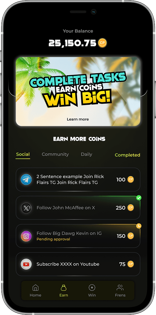 Crypto Paradise screen 4
