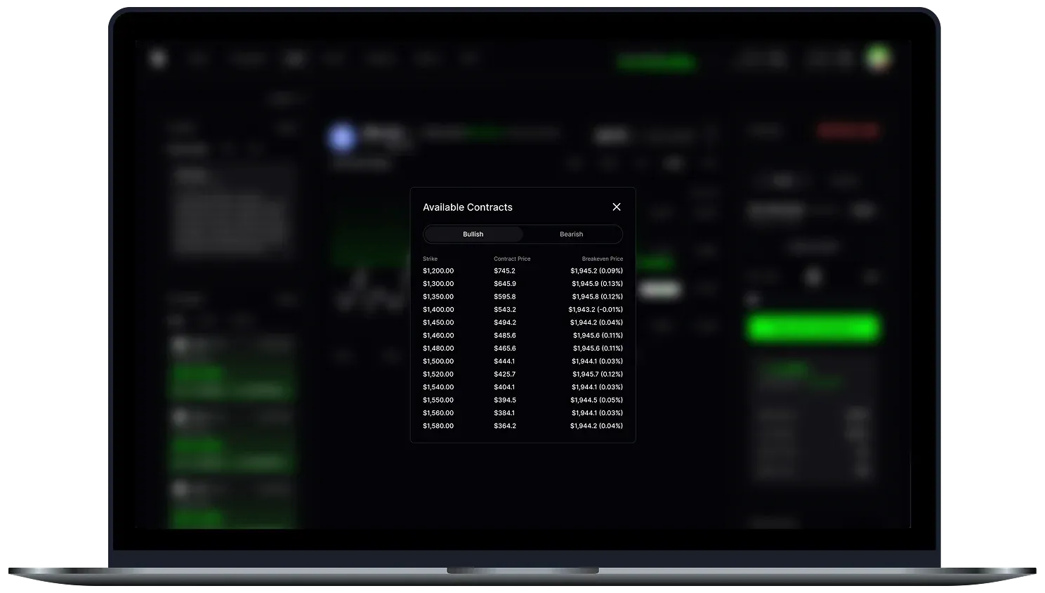 Powertrade screen 2