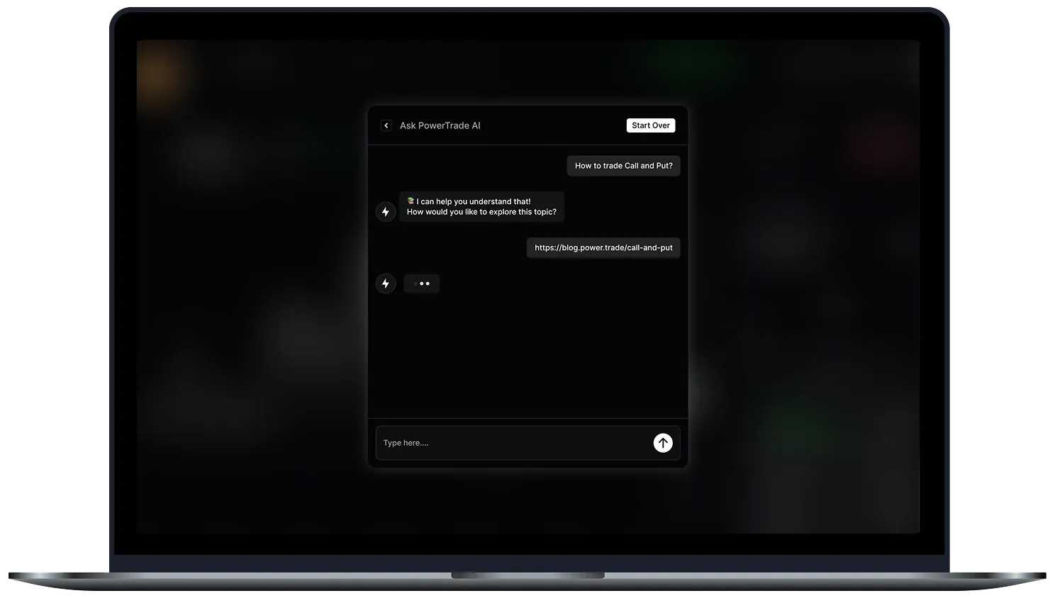 Powertrade screen 5